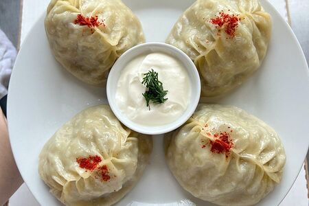 Манты из рубленой говядины