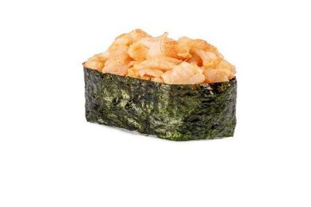 Гункан с тигровой креветкой (острый)