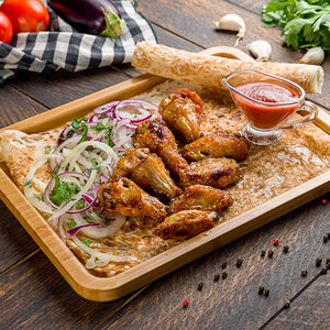 Шашлык из куриных крыльев