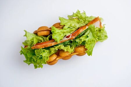 Вафля с курицей