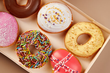 Набор Собери сам 6 пончиков ассорти