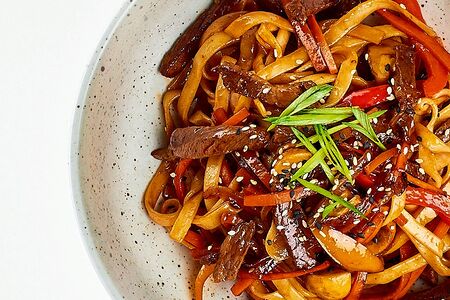 Вок c говядиной