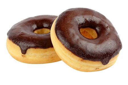 Донат с шоколадом