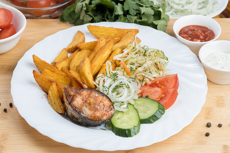 Бизнес ланч с горбушей