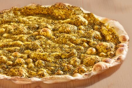 Focaccino pesto e aglio