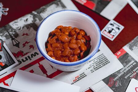 Красная фасоль в соусе тако