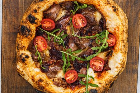 Пицца с брискетом