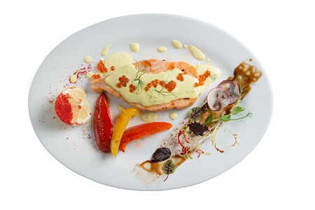 Стейк из лосося по-дворянски