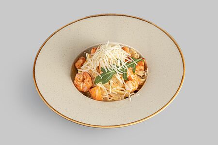 Феттуччине с морепродуктами