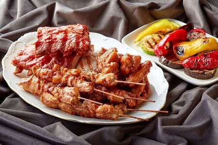 Мясной гриль на большую компанию