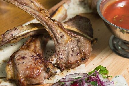 Шашлык из бараньей корейки