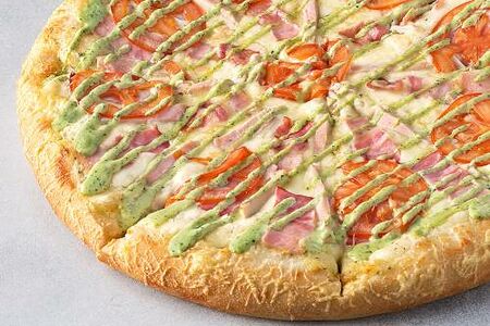 Пицца Чикен Ранч на толстом с сыром