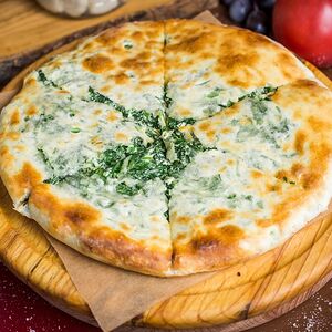 Хачапури с зеленью и сыром