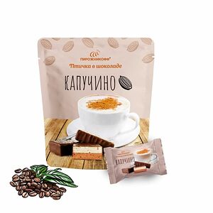 Конфеты Пирожникофф Птичка в шоколаде Капучино