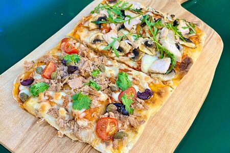 Комбо-пицца Тунец и курица с грибами