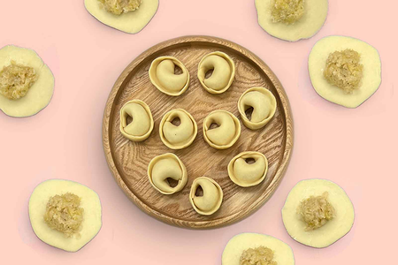 Вареники с капустой