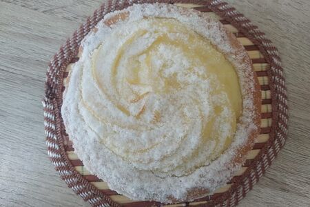 Творожный пирог открытый