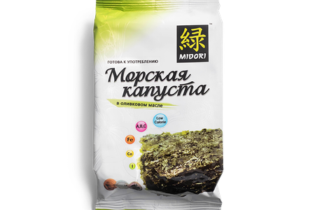 Чипсы нори в оливковом масле Midori