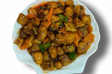 Кета в соусе