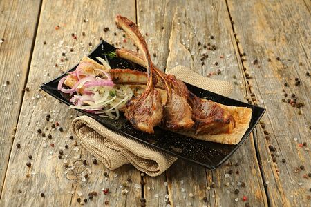 Шашлык из бараньей корейки