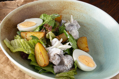 Горьковский салат с груздями