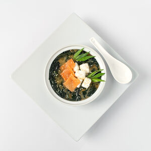 Мисо-суп с лососем