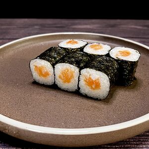 Мини с лососем