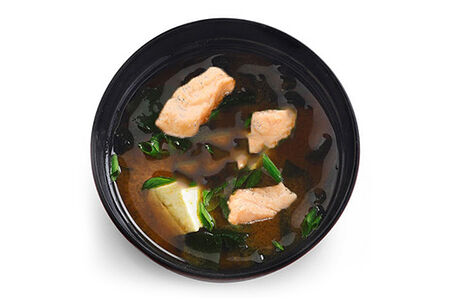 Мисо-суп с лососем