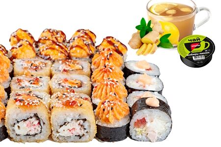 Комбо сет блаженство и чай имбирь-лимон