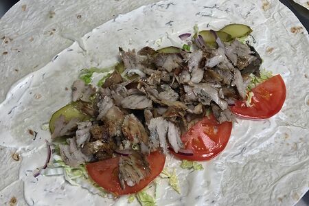 Фирменная шаверма со свининой