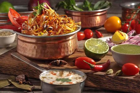 Баранина бирьяни