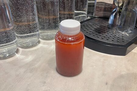 Домашний лимонад Клубника-базилик