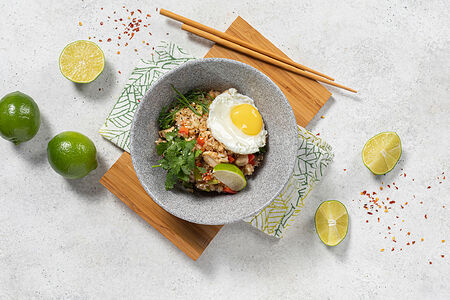 Рис с курицей