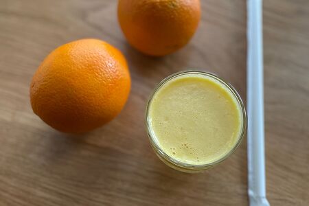Апельсиновый фреш собственного приготовления