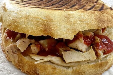 Шаурма в лепешке из свинины