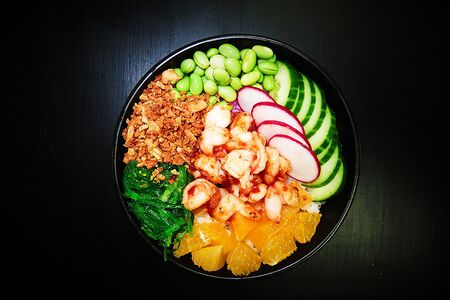 Поке с креветками