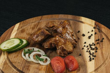 Свиная шейка на углях