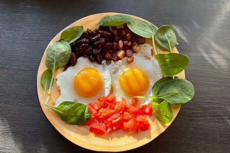 Яичница с беконом