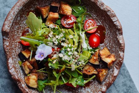 Хрустящий баклажан в азиатском соусе