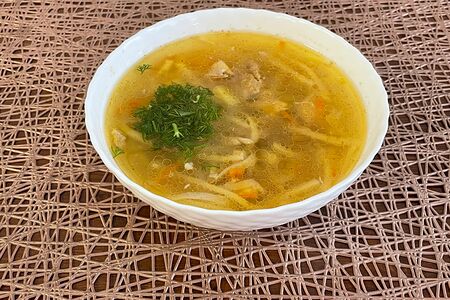 Куриный супчик с домашней лапшой