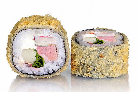 Ролл с беконом в темпуре