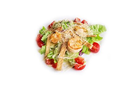 Теплый салат с медово-горчичной заправкой