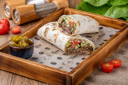 Шаверма с говядиной Спайси