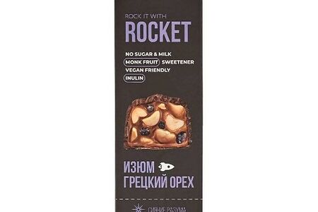 Батончик Rocket изюм-грецкий орех