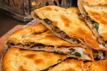 Пирог Мтиулури с бараниной