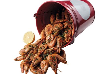 Креветки с Канзатским соусом S