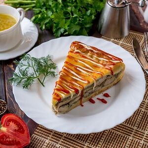 Курник с бульоном