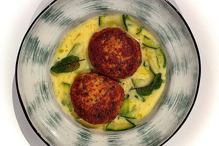 Котлеты из креветок и краба