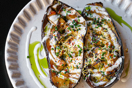 Баклажан на гриле