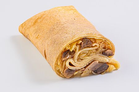 Блин с капустой и грибами